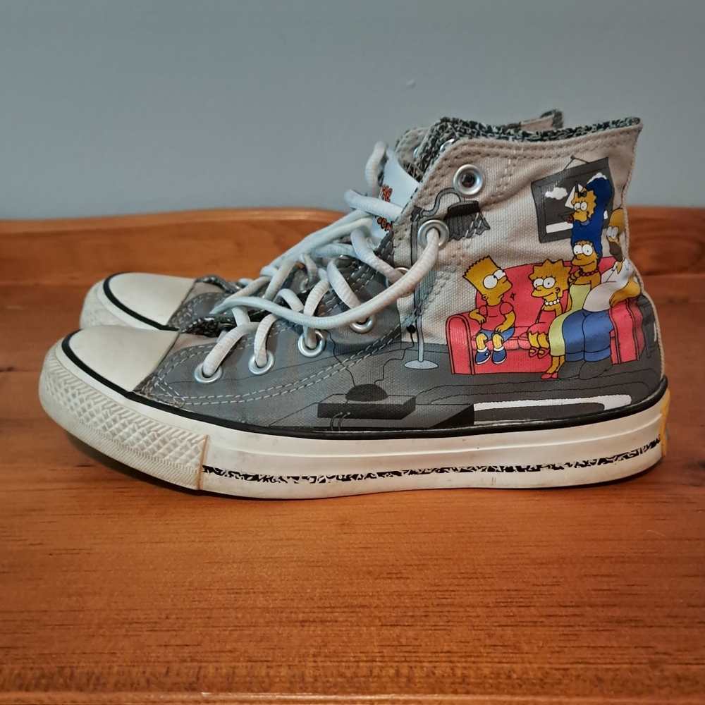 Converse High-Top Chuck Taylor Sneakers - Simpsons Opening Scene/ Couch Gag